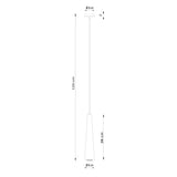 Hanglamp SULA 1 naturel hout