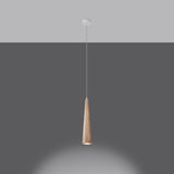 Hanglamp SULA 1 naturel hout