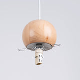 Hanglamp PEKKA 1 wit/natuurlijk hout