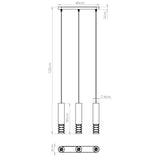 Hanglamp LAMI 3L wit