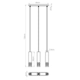 Hanglamp LIRO 3L wit