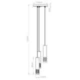 Hanglamp LIRO 3P wit