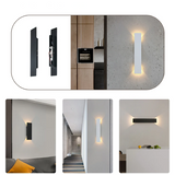 LumaShield Duo – LED Wandlamp Zwart & Wit