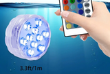 LUMISNAP 10-LED RGB Onderwaterlampen met Magnetische Bevestiging