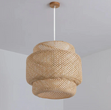 ZenWeave Bamboe Hanglamp – Handgeweven Oosterse Stijl voor Huis en Restaurant