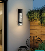 CrystalLux Buitenwandlamp – Moderne Waterdichte Wandverlichting met K9 Kristal & Anti-Roest Aluminium