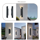 LumaShield Duo – LED Wandlamp Zwart & Wit