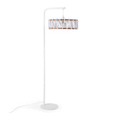 Emko - Macaron Vloerlamp, Wit Frame, Witte Kap