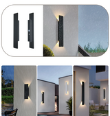 LumaShield Duo – LED Wandlamp Zwart & Wit