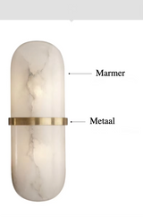 Luxe Marmeren Wandlamp – Stijlvolle Verlichting met Elegant Design