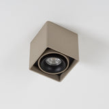 Bjorn 1 Champagne Opbouwspot – Verstelbare GU10 Plafond- en Wandspot van Aluminium