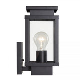 Boston muurlamp zwart