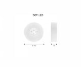 Dot LED Opbouw Paniekverlichting | IP65 | 140Lm | 5000K | Wit