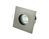 Fialle IV IP65 Vierkante Inbouwspot GU10 Waterdicht Wit of Aluminium