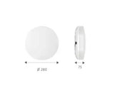 Gamma LED Wand- & Plafondlamp IP54 – Slagvast IK10 Wit 10W