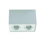 Gord-II Dubbele Opbouwspot | GU10 | Kantelbaar | Aluminium