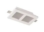 Gypso Square Glass Trimless Inbouwspot Wit 50mm 35W