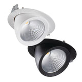 Hima LED Downlight 2510lm 4000K CRI90 Wit/Zwart – Kantelbaar