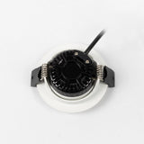 LIV 6W Wit DTW Inbouwspot – Ronde Dimbare LED Plafondspot IP65, Modern Aluminium/Kunststof