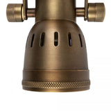 Indigo Antiek Messing Opbouwspot – Draaibare GU10 Wand- en Plafondlamp