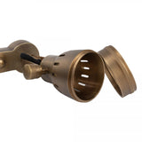 Indigo Dubbele Opbouwspot Messing – Draaibare Wand- & Plafondlamp