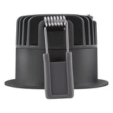 LED Spot Downlight Aluminium Zwart 8W 640lm 36D - 927 Zeer Warm Wit | Zaagmaat 68mm - IP44 - Beste Kleurweergave - Dimbaar