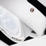 Mateo-I ES Kardan Spot – Enkel – GU10 – Wit/Zwart – Aluminium