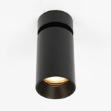 Mila 1 Rond Opbouwspot Zwart – Aluminium Plafondspot met GU10 Fitting, Kantelbaar & Draaibaar