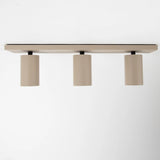 Mila 3 Opbouwspot Champagne – Aluminium Plafondlamp met 3 Spots, GU10 Fitting, Kantelbaar & Draaibaar