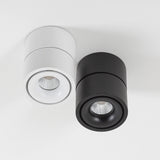 Ole 1 Wit Opbouwspot – Ronde Dimbare LED Plafond- en Wandspot 9,4W Warm Wit