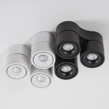 Ole 2 Wit Opbouwspot – Ronde Dimbare LED Plafond- en Wandspot 2x 9,4W Warm Wit