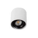 Oliver Opbouwspot Rond Wit – Aluminium Plafondspot met GU10 LED Fitting