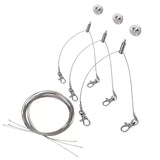 Paneel 120×30 Opbouwframe & Pendelset – Wit, Zilvergrijs of Zwart