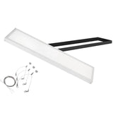 Paneel 120×30 Opbouwframe & Pendelset – Wit, Zilvergrijs of Zwart