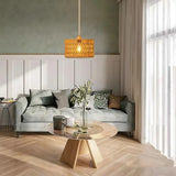 NaturaRiet Rieten Hanglamp – Authentieke Sfeer in een Modern Jasje