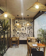 Handgemaakte Rotan Hanglamp