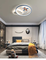 DreamGlow Dimbare Kinderkamer LED Plafondlamp met Afstandsbediening