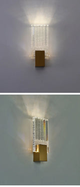 AuroraLux Bubble Wandlamp – Luxe Gouden LED