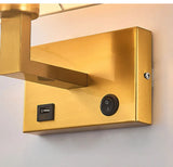 Moderne Wandlamp met Stoffen Kap