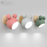 Nordic Mickey Wandlamp – Designlamp voor Slaapkamer, Hal & Kinderkamer