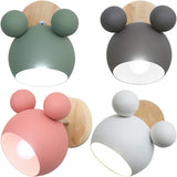 Nordic Mickey Wandlamp – Designlamp voor Slaapkamer, Hal & Kinderkamer
