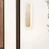 StoneGlow Recta – Moderne Wandlamp van Natuursteen