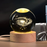 Lumea Galaxy Kristallen Nachtlamp