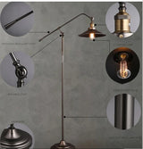 LUMIRÉTRO Moderne Retro Vloerlamp
