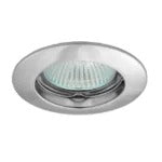 Vidi Ronde Vaste Inbouwspot GX5.3/LED Aluminium Ø79mm