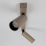 Vigo 2 Opbouwspot Champagne – Moderne Dubbele Aluminium Plafondspot