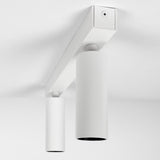 Vigo 2 Opbouwspot Wit – Moderne Dubbele Aluminium Plafondspot GU10