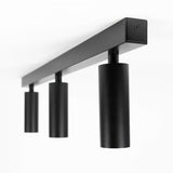 Vigo 3 Opbouwspot Zwart – Moderne Aluminium Plafondlamp met 3 GU10 Spots, Kantelbaar & Draaibaar
