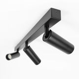 Vigo 3 Opbouwspot Zwart – Moderne Aluminium Plafondlamp met 3 GU10 Spots, Kantelbaar & Draaibaar