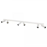 Vigo 6 Opbouwspot Wit – Aluminium Plafondlamp met 6 GU10 Spots, Kantelbaar & Draaibaar